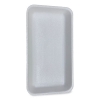 Meat Trays, #15P, 14.44 x 7.88 x 1.37, White, Foam, 200/Cart