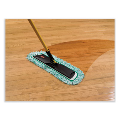 HYGEN Dust Mop Heads With Fringe, Green, 60", Microfiber, Cu