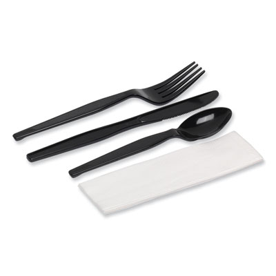 Individually Wrapped Heavyweight Cutlery Set, Fork/Knife/Nap
