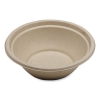 Fiber Bowls, 24 oz, 7.4 x 7.4 x 2.3, Natural, Paper, 500/Car