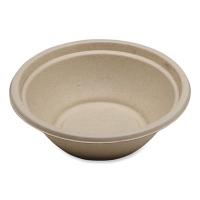 Fiber Bowls, 24 oz, 7.4 x 7.4 x 2.3, Natural, Paper, 500/Car