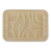 Fiber Meat and Produce Trays, 5.7 x 8.2 x 0.6, Natural, Pape