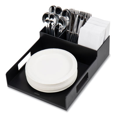 Network Collection Utensil, Napkin and Plate Countertop Orga