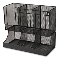 Network Collection 2-Tier 6-Compartment Coffee Cup and Condi