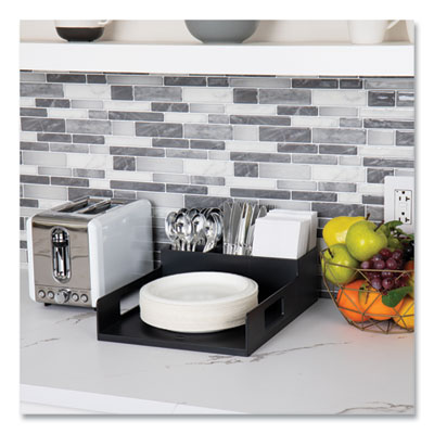 Network Collection Utensil, Napkin and Plate Countertop Orga