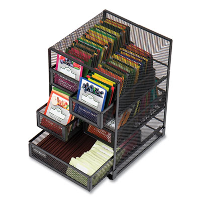 Network Collection 5-Compartment Tea Countertop Organizer, 6