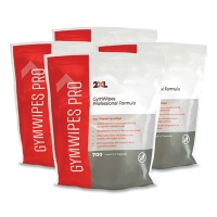 Gym Wipes Professional, 1-Ply, 6 x 8, Unscented, White, 700/