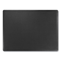 Bubble Flex Anti-Fatigue Mat, Rectangular, Black Crush-Resis