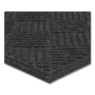 Ecomat Crosshatch Entry Mat, Rectangular, Charcoal Gray Crus