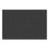 Ecomat Crosshatch Entry Mat, Rectangular, Charcoal Gray Crus