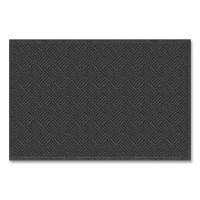 Ecomat Crosshatch Entry Mat, Rectangular, Charcoal Gray Crus