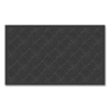 Ecomat Crosshatch Entry Mat, Rectangular, Charcoal Gray Crus