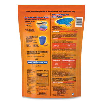 Baking Soda, 10.8 lbs Bag, 4/Carton
