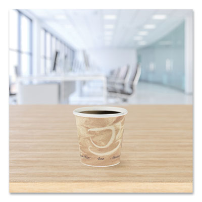 Single Sided Poly Paper Hot Cups, 4 Oz, Mistique Design, 1,0