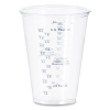 PET Graduated Medical and Dental Cups, 10 oz, Plastic, Clear