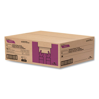 Select Folded Towels, Multifold, 1-Ply, 9 x 9.45, Natural, 2