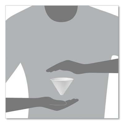 Bare Eco-Forward Treated Paper Funnel Cups, ProPlanet Seal,