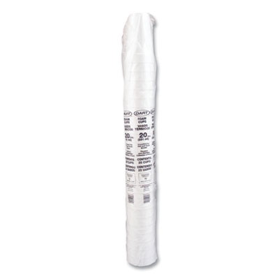 Foam Drink Cups, 20 Oz, White, 500/carton