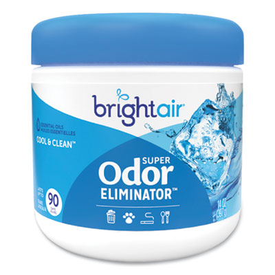 Super Odor Eliminator, Cool And Clean, Blue, 14 Oz Jar, 6/ca