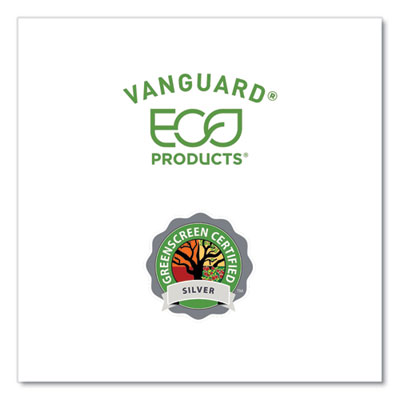 Vanguard Renewable and Compostable Sugarcane Plates, 10 x 10