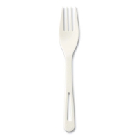Cutlery Dispenser Refills, Fork, Plastic, Light Beige, 100/B