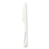 Cutlery Dispenser Refills, Knife, Plastic, Light Beige, 100/