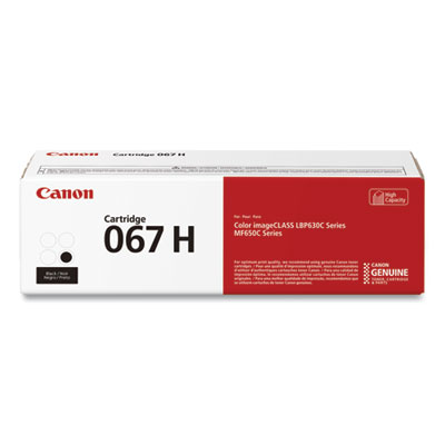 5106C001 (067H) High-Yield Toner, 3,130 Page-Yield, Black