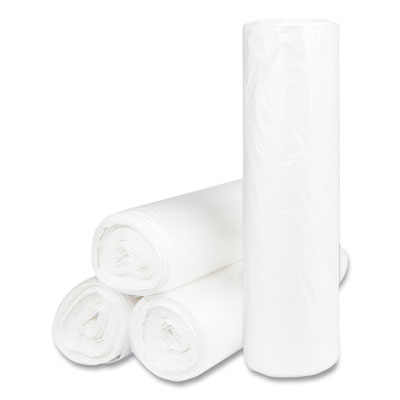 High-Density Commercial Can Liners, 56 gal, 14 mic, 43" x 48