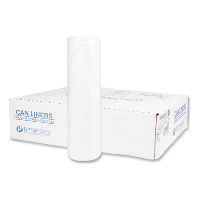 High-Density Commercial Can Liners, 56 gal, 14 mic, 43" x 48