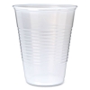 RK Ribbed Cold Drink Cups, 9 oz, Plastic, Clear, 100/Sleeve,