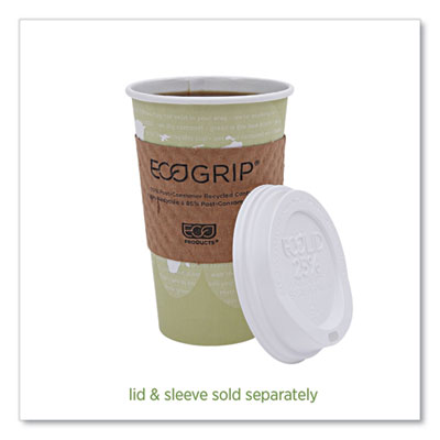 World Art Renewable and Compostable Hot Cups, 16 oz, Paper,