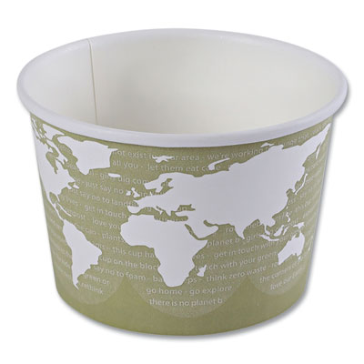 World Art Renewable and Compostable Food Container, 16 oz, 4