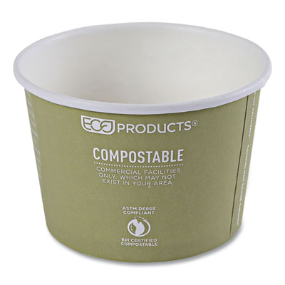 World Art Renewable and Compostable Food Container, 16 oz, 4