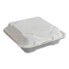 Vanguard Renewable and Compostable Sugarcane Clamshells, 9 x
