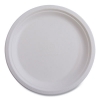 Vanguard Renewable And Compostable Sugarcane Plates, 6" Dia,