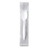 Regal Mediumweight Cutlery, Individually Wrapped, Spork, Pla