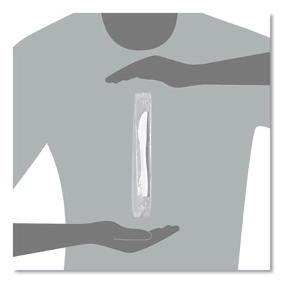 Regal Mediumweight Cutlery, Individually Wrapped, Knife, Pla