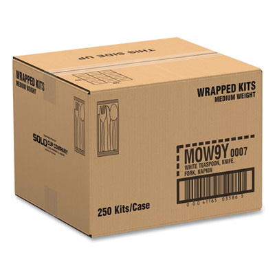 Regal Mediumweight Cutlery Kit, Individually Wrapped, Fork/K
