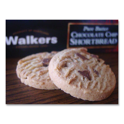 Shortbread Cookies, Chocolate Chip, 1.4 oz Pack, 2/Pack, 20