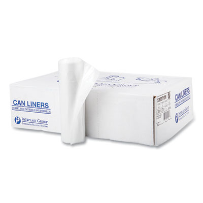 High-Density Commercial Can Liners, 30 gal, 10 mic, 30" x 37