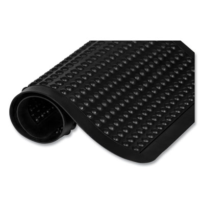 Yoga-Flex, Rectangular, Black High/Low Bubble Surface, 24" x