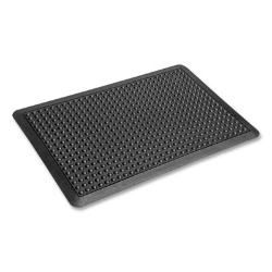 Yoga-Flex, Rectangular, Black High/Low Bubble Surface, 24" x
