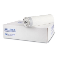 Draw-Tuff Institutional Draw-Tape Can Liners, Drawstring, 55