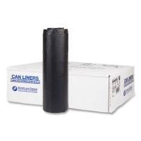 High-Density Commercial Can Liners, 45 gal, 22 mic, 40" x 48