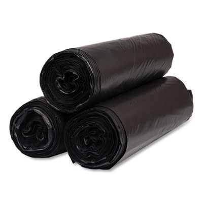 High-Density Commercial Can Liners, 45 gal, 22 mic, 40" x 48