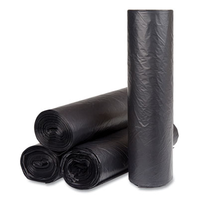 High-Density Commercial Can Liners, 56 gal, 16 mic, 43" x 48
