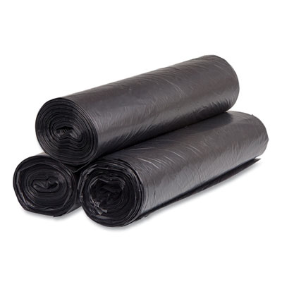 High-Density Commercial Can Liners, 56 gal, 16 mic, 43" x 48