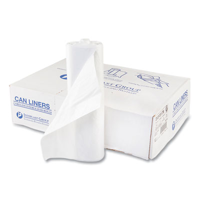 High-Density Commercial Can Liners, 56 gal, 17 mic, 43" x 48