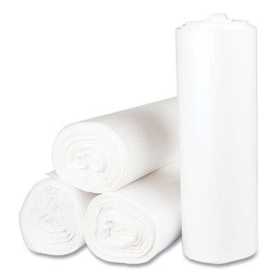 High-Density Commercial Can Liners, 56 gal, 17 mic, 43" x 48