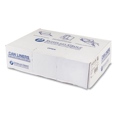 High-Density Commercial Can Liners, 56 gal, 17 mic, 43" x 48